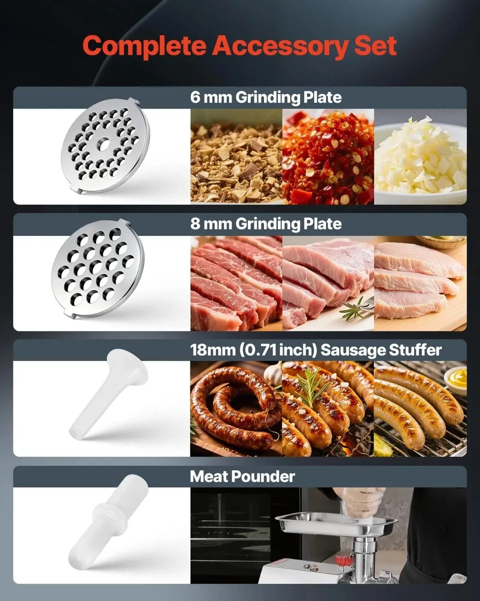 Meat Grinder 600W Electric Food Chopper - Image 4