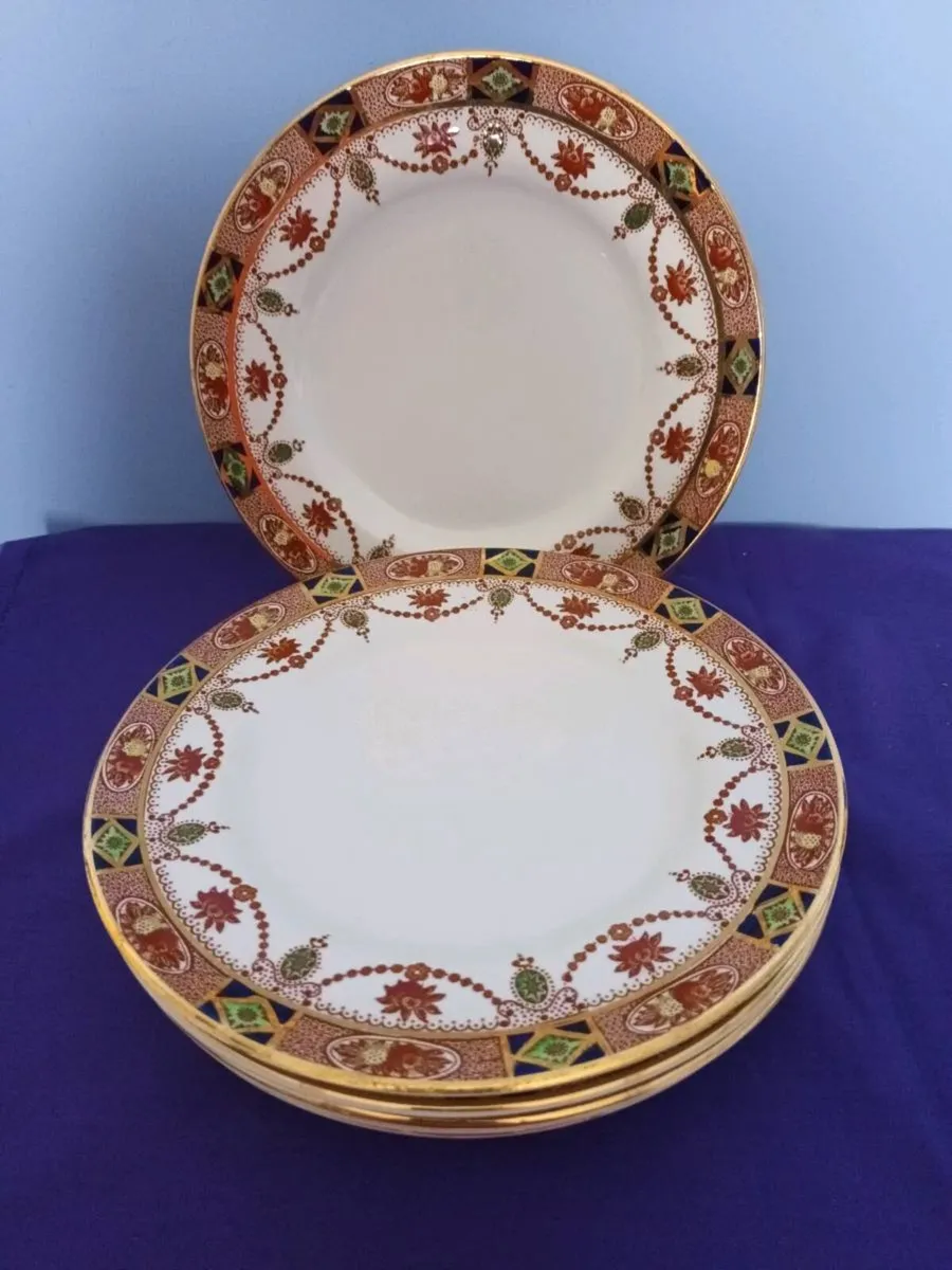 Set of 6 ARKLOW PLATES pattern  no.812 - Image 1