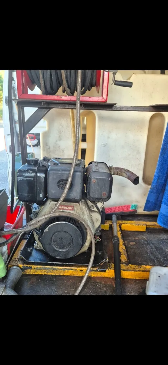 Yanmar L100 v pressure washer and tank - Image 1