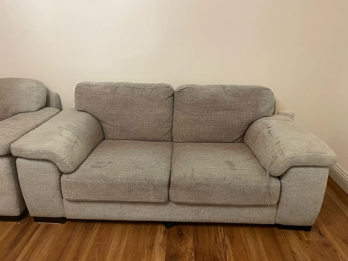 Domayne 2-seater & 3-seater couches - Image 1