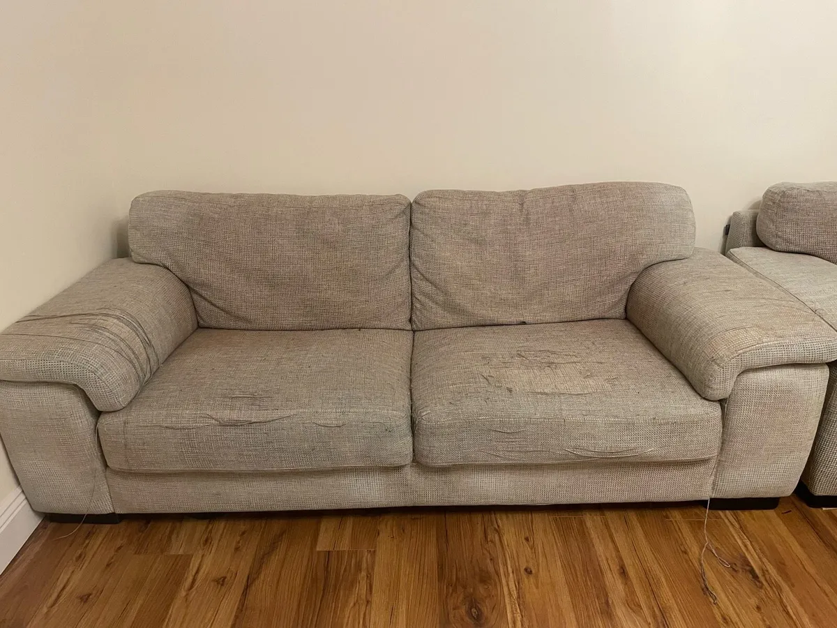 Domayne 2-seater & 3-seater couches - Image 2