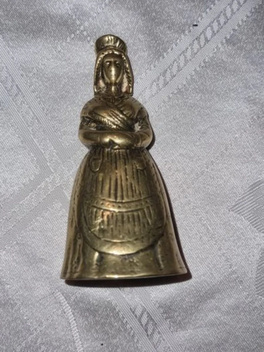 Vintage Brass Lady Bell - Image 4