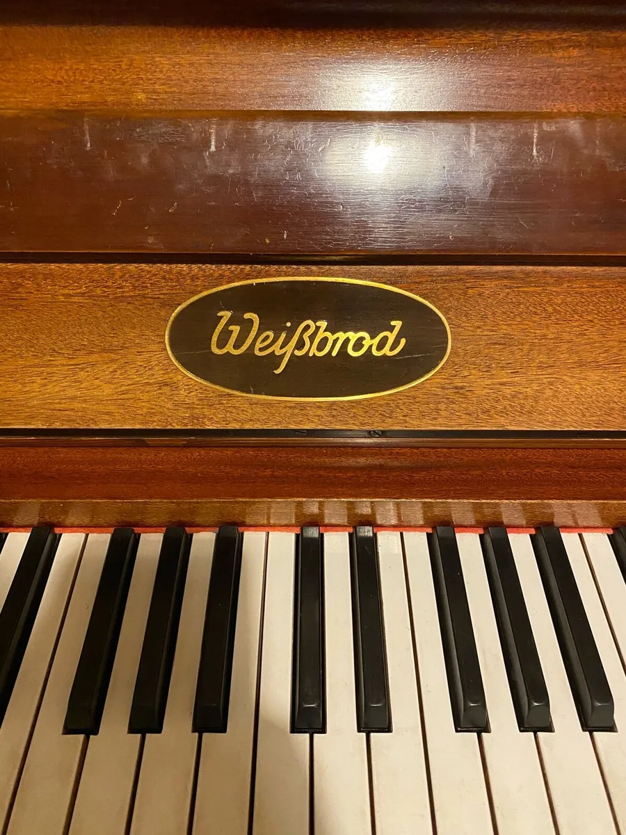 Upright Piano and Stool - Image 3