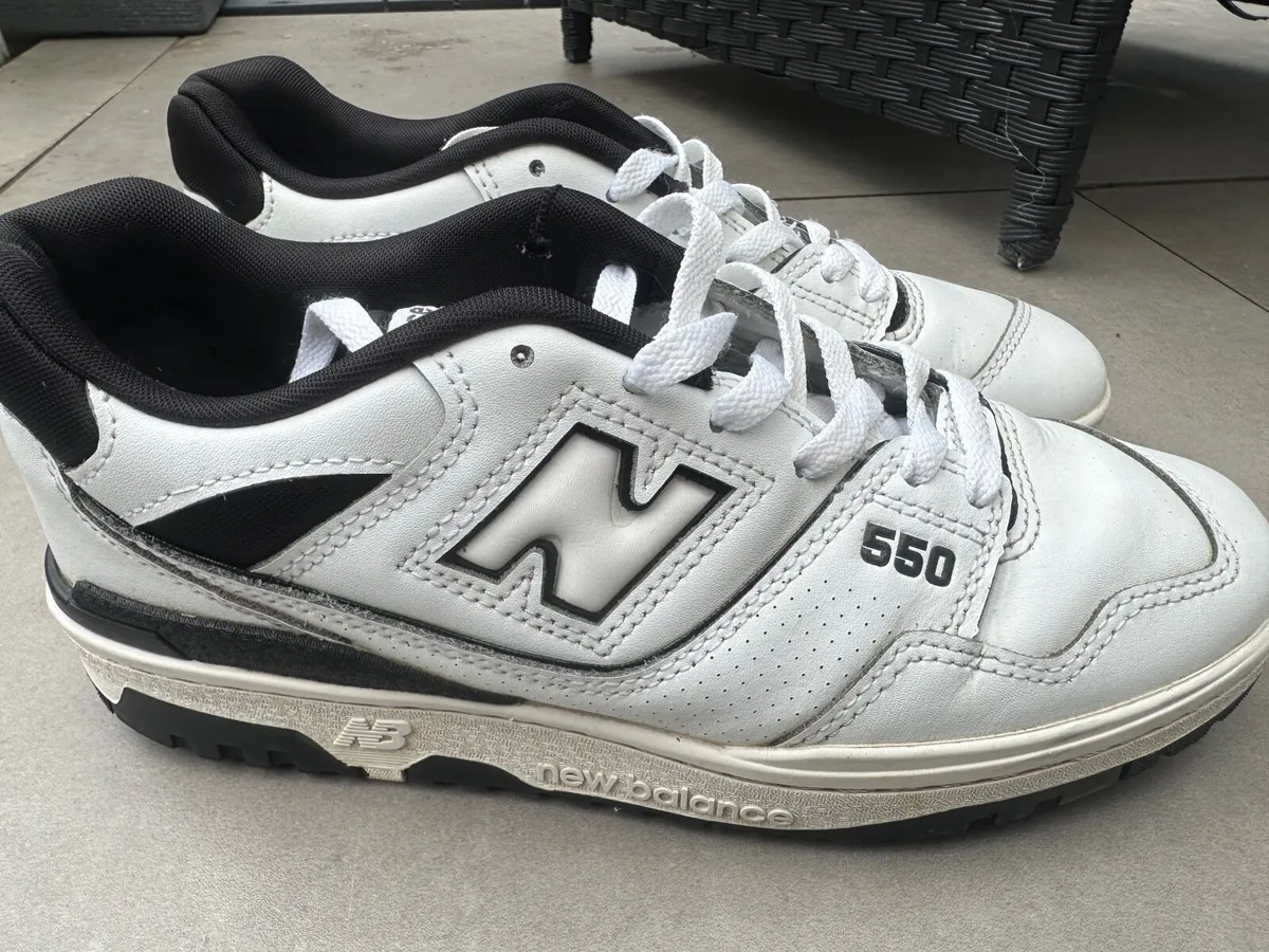 New Balance 550 White/Black - Image 2