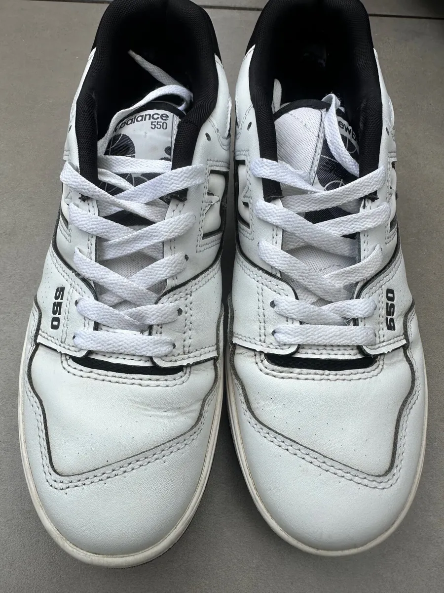 New Balance 550 White/Black - Image 3