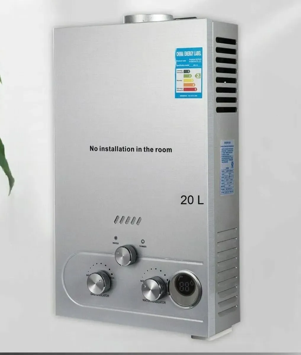 Gas Water Heater 20L Tankless Outdoor Boiler - Image 1