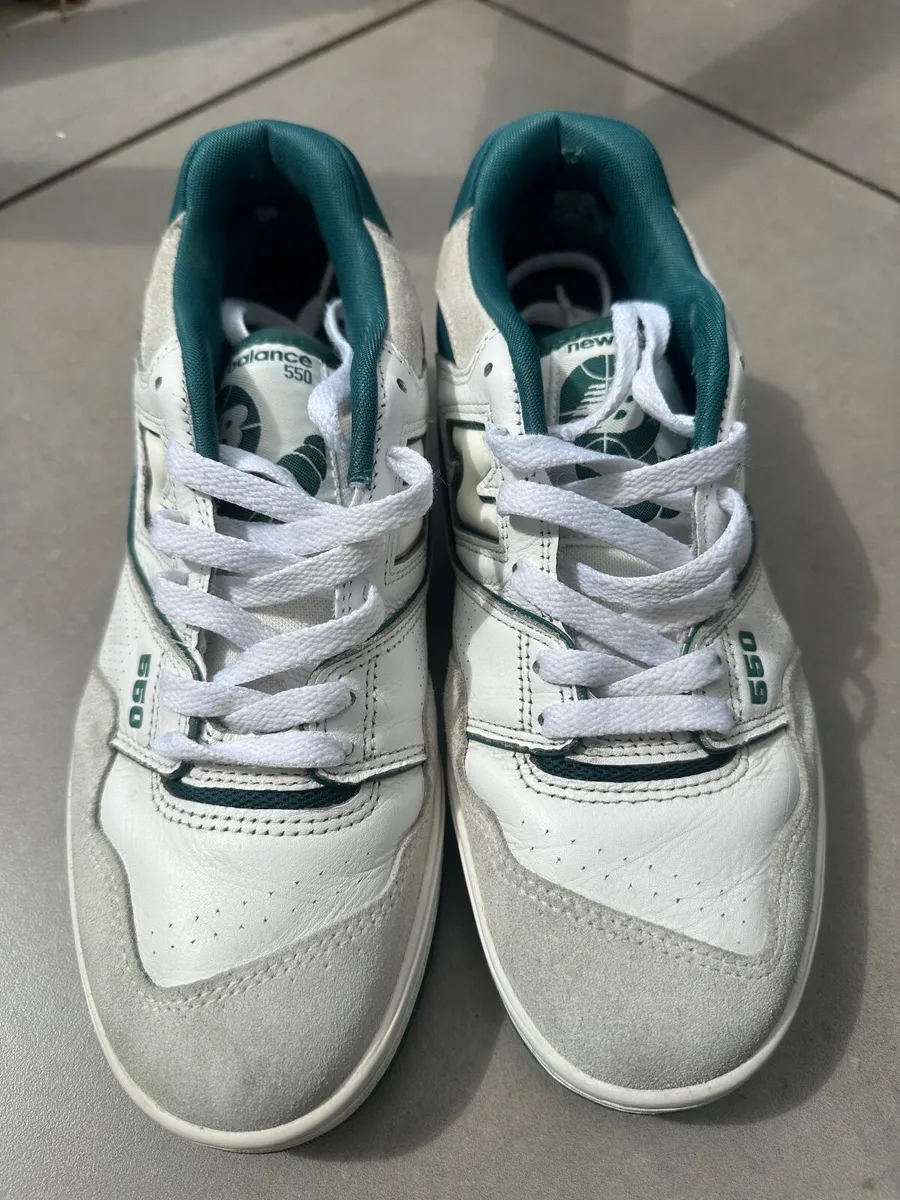 New Balance 550 White/Green - Image 2