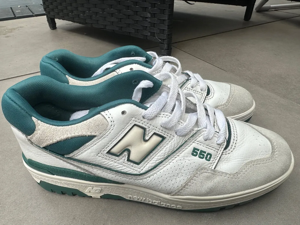 New Balance 550 White/Green - Image 3