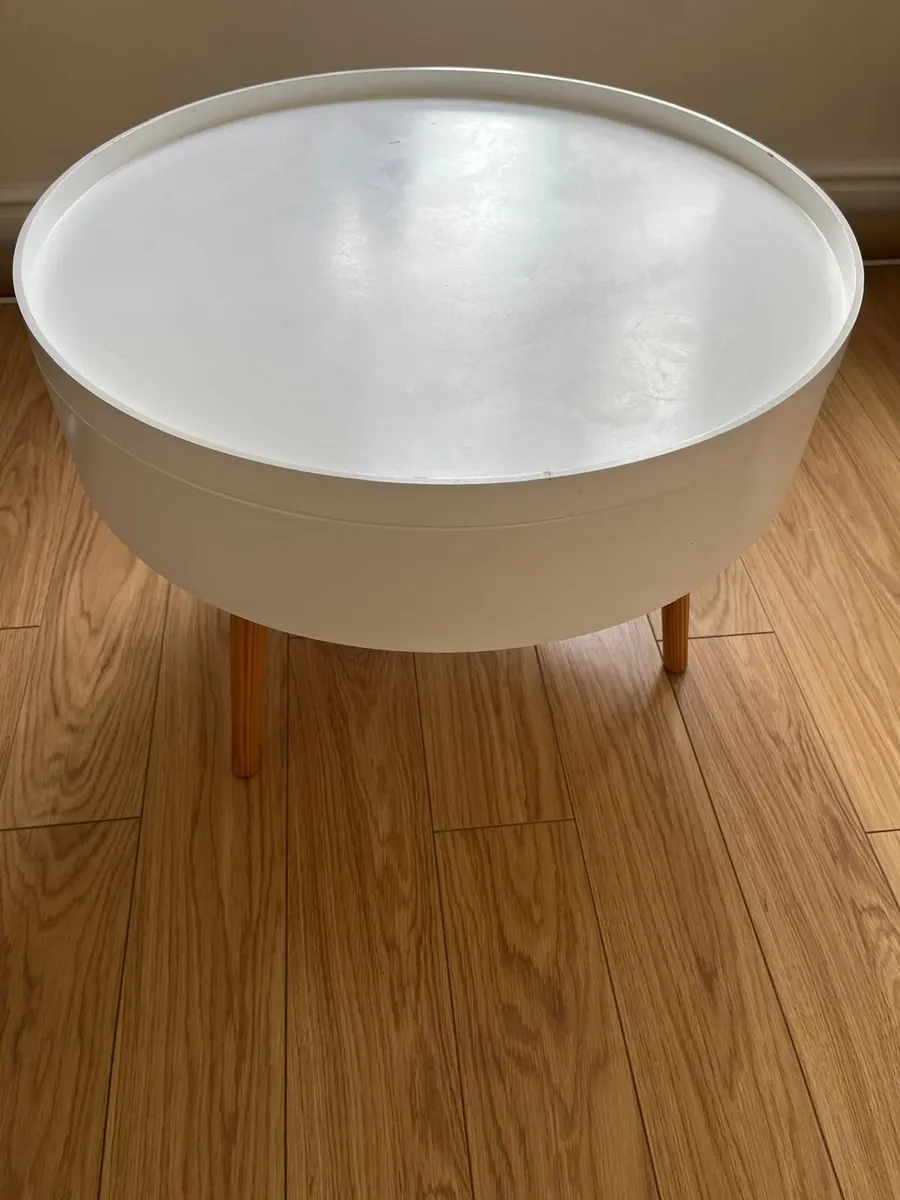 Butlers Wooden Round Storage Coffee Table - Image 2