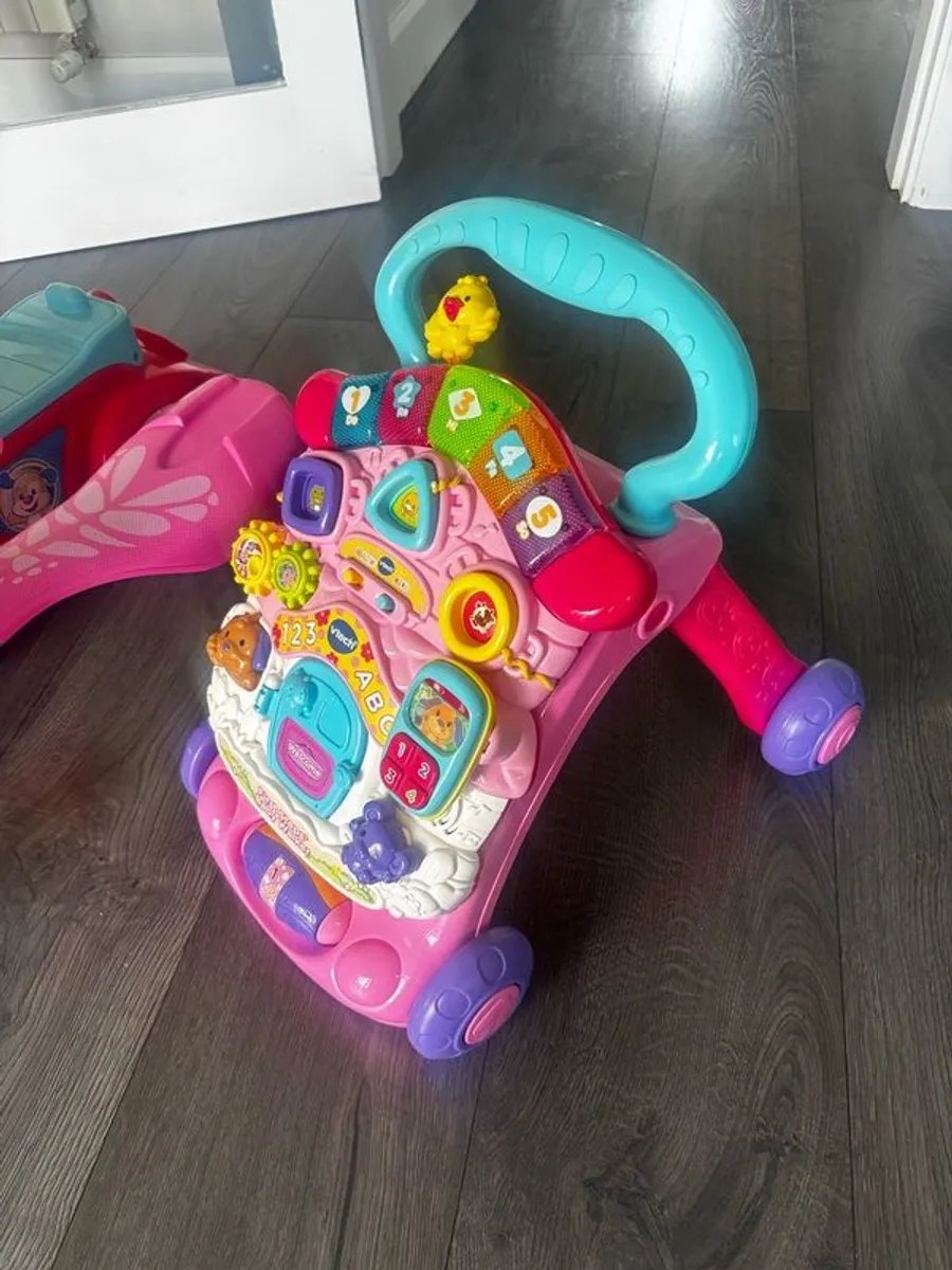 Vtech first steps walker, scuttle bug bundle - Image 2