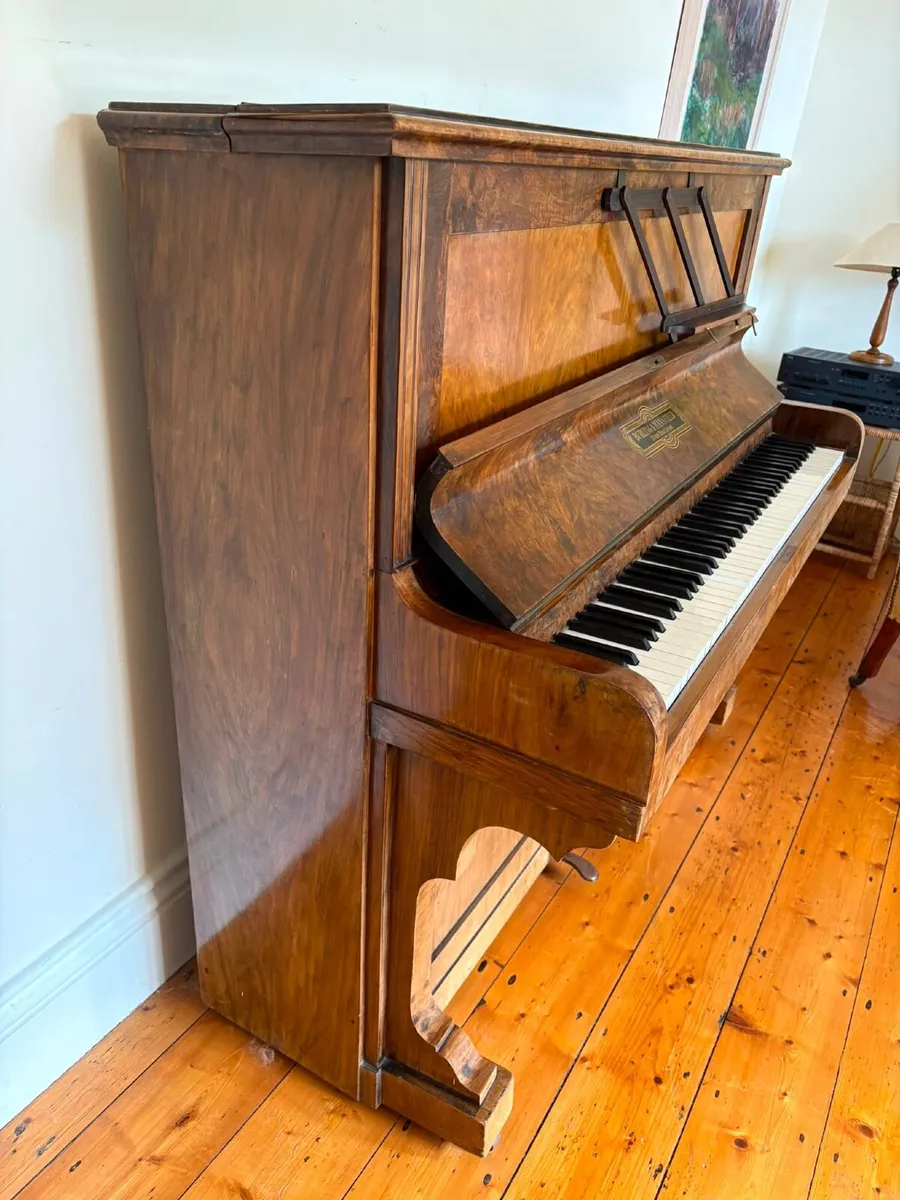 Burling & Mansfield Antique Upright Piano - Image 2