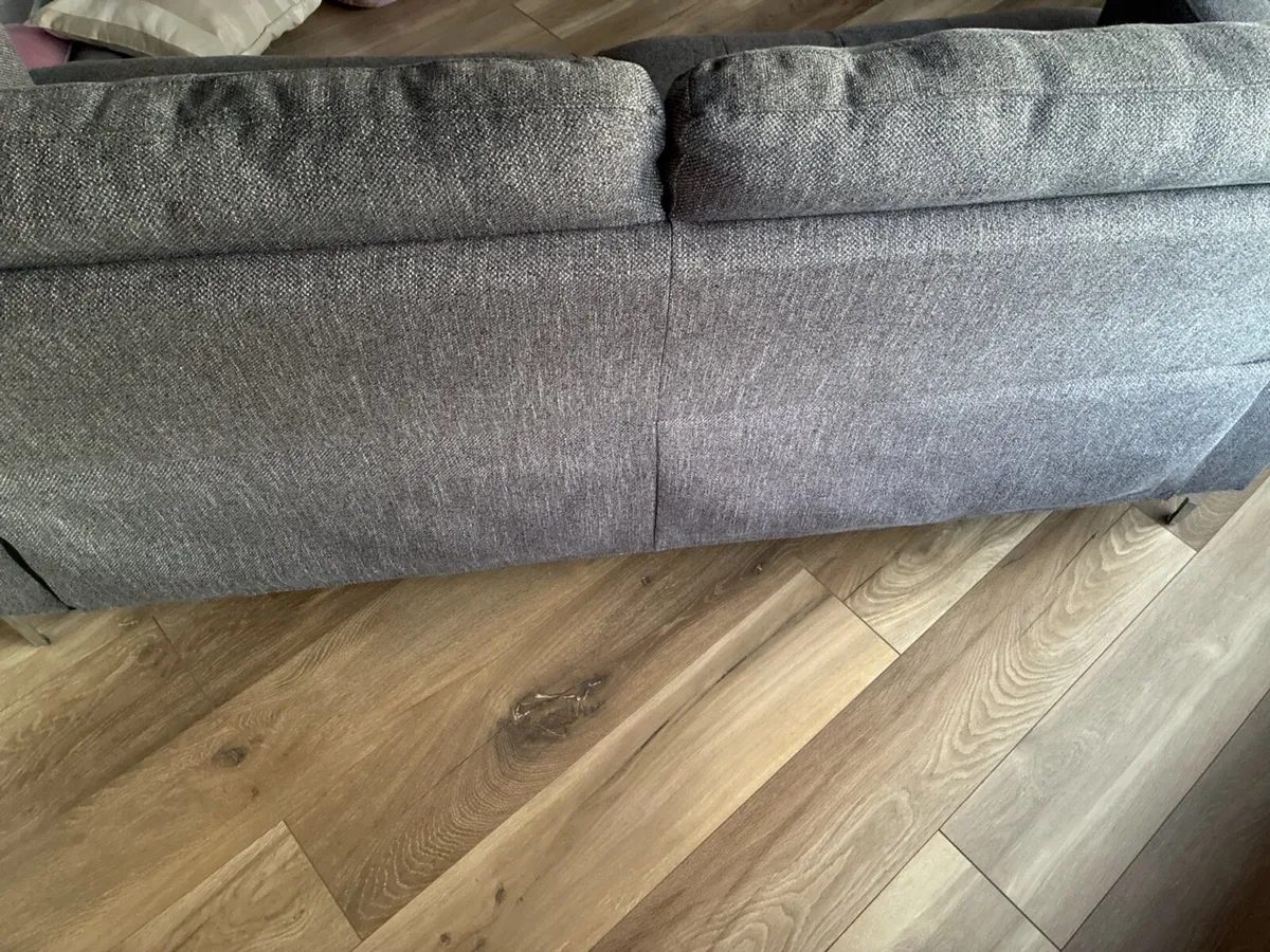 Modern Grey 2-Seater Sofa – Excellent Condition - Image 3