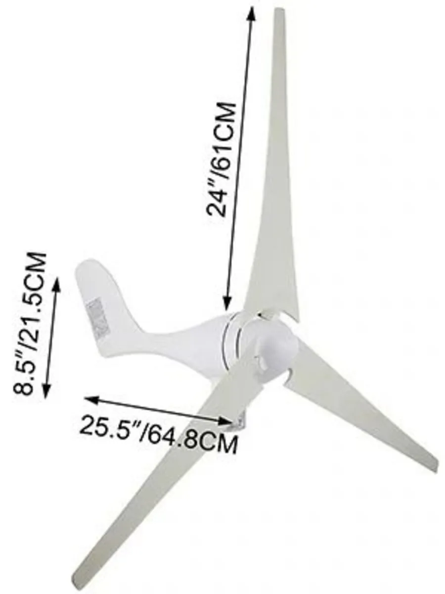 Wind Turbine Generator 400W Residential Power - Image 3