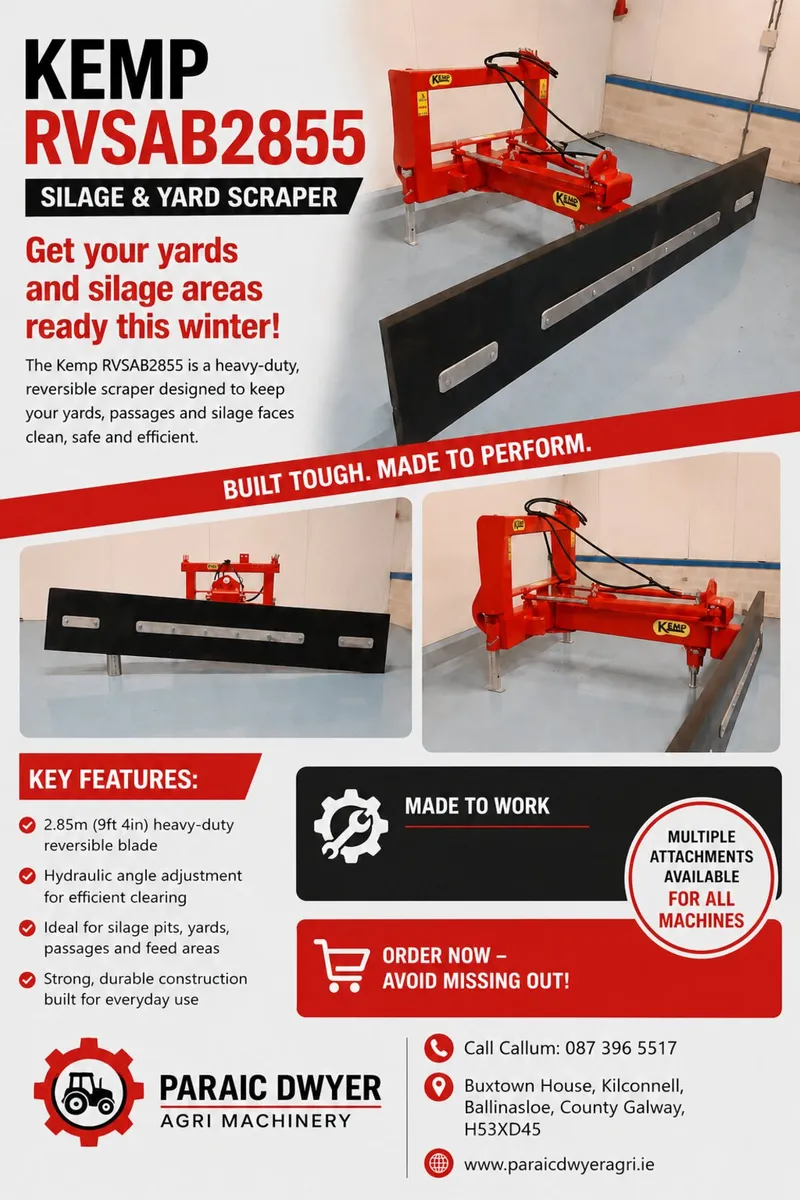 Kemp Silage Pusher/ Yard Scraper - Image 1