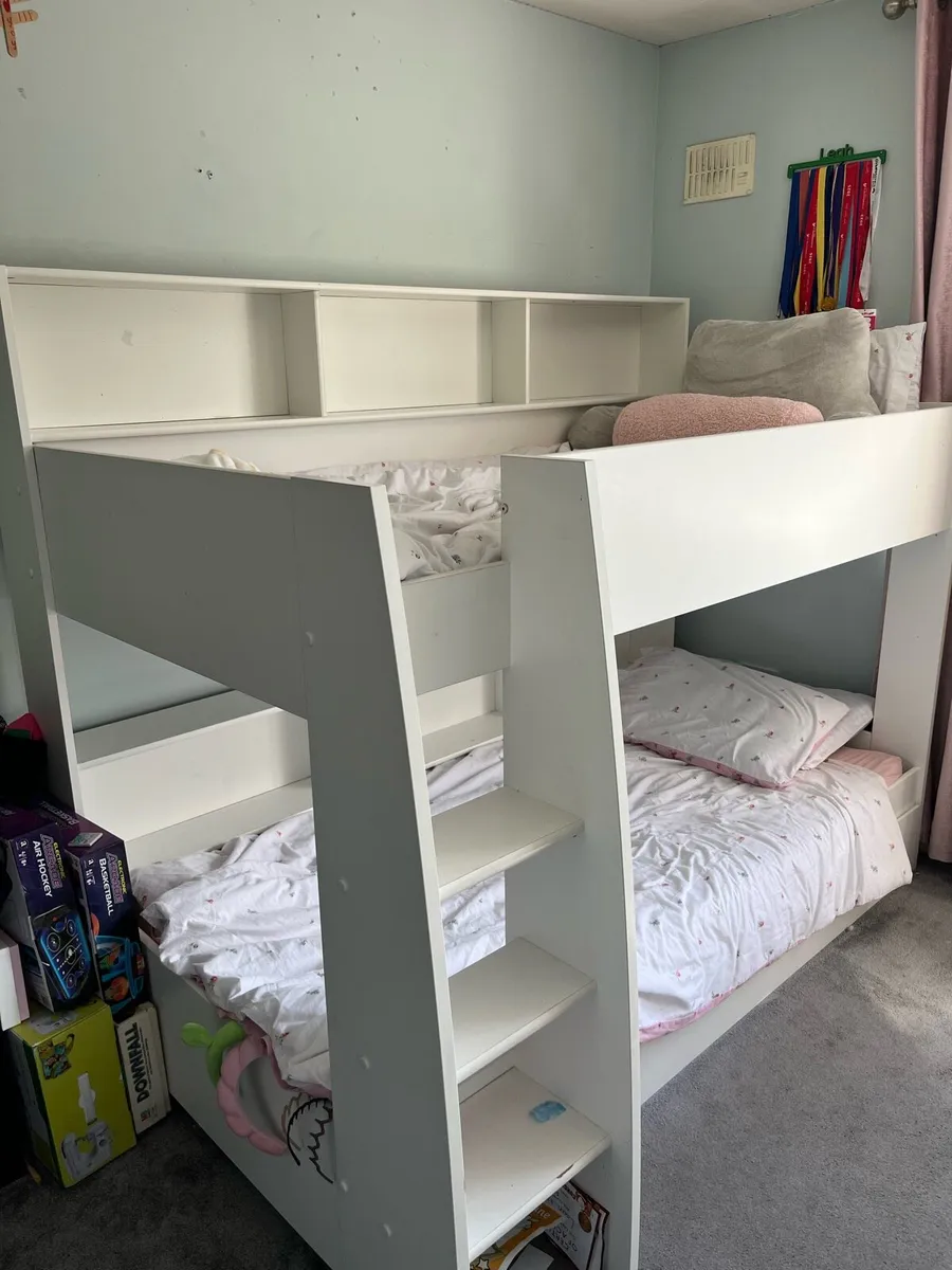 Bunk Beds with shelving - Image 1