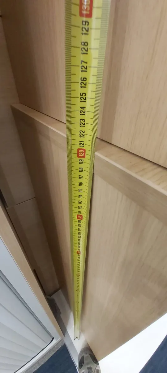 Office Tambour Cabinet Lockable 120 cm - Image 3