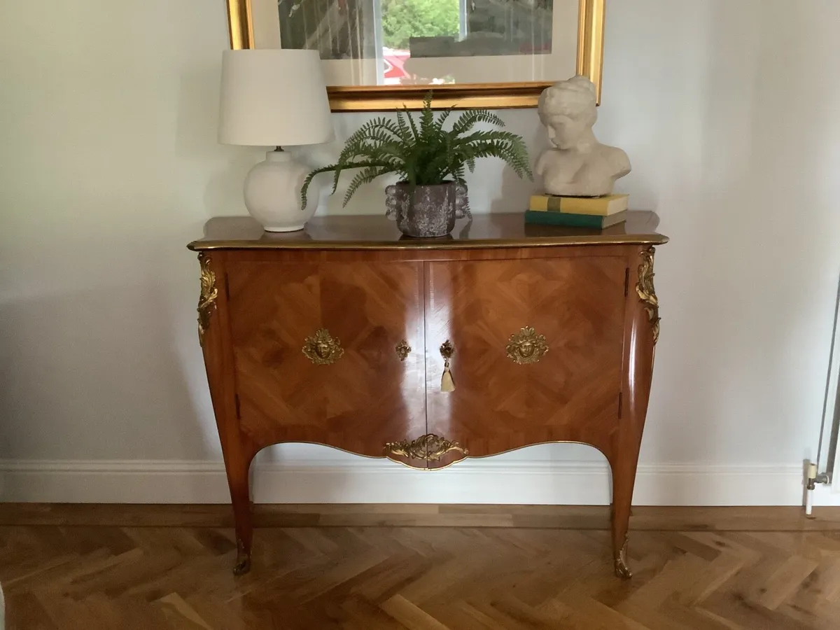 REDUCTION Antique French Louis XV Walnut Sideboard - Image 1