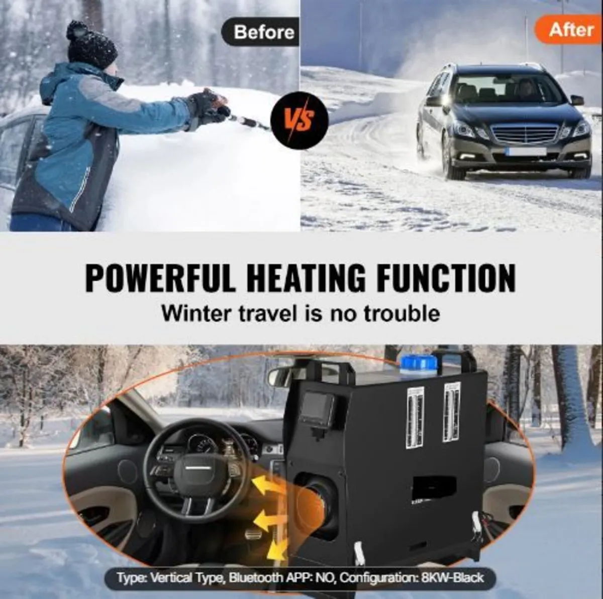 5-8KW Diesel Air Heater, Diesel Parking Heater - Image 2