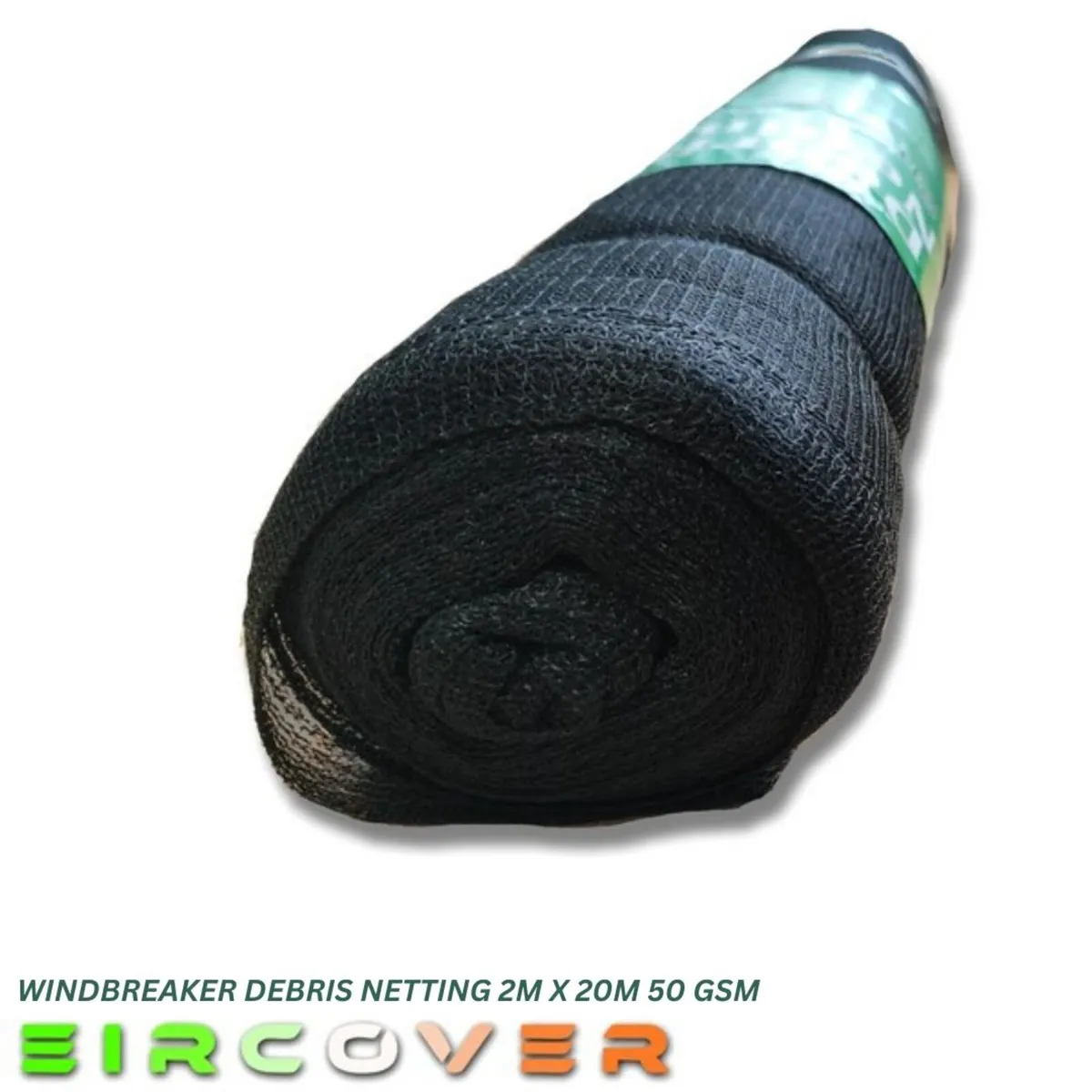 Windbreaker Netting Economy 2m x 20m 50 gsm Black - Image 2