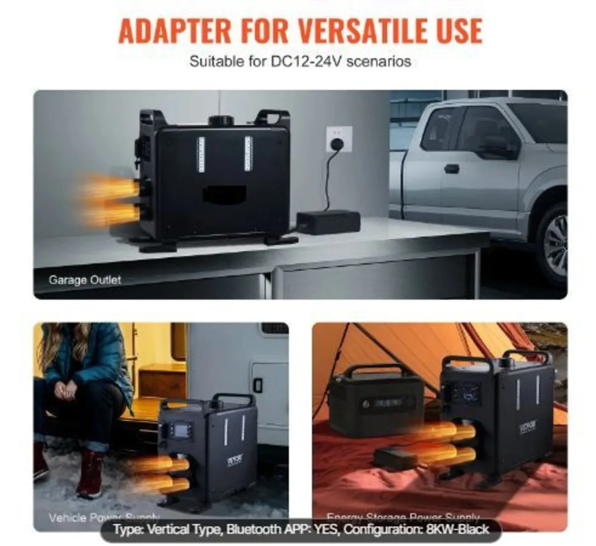 5-8KW Diesel Heater, 12V/24V - Image 2