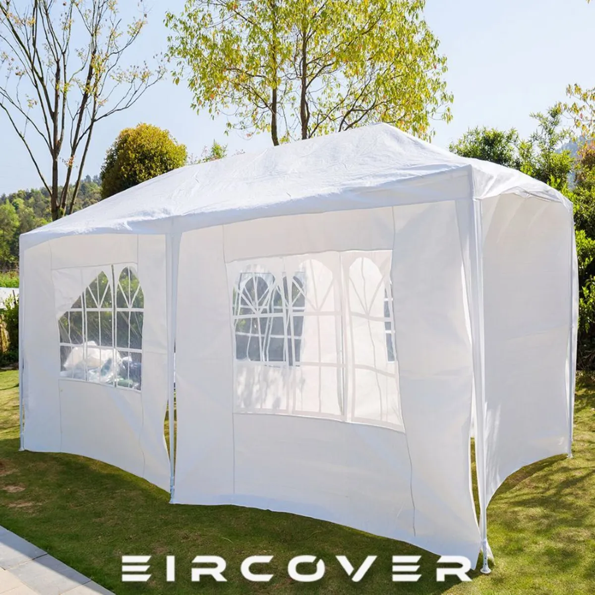 Marquee Canopy  Party Tent  3m x 6m White - Image 4