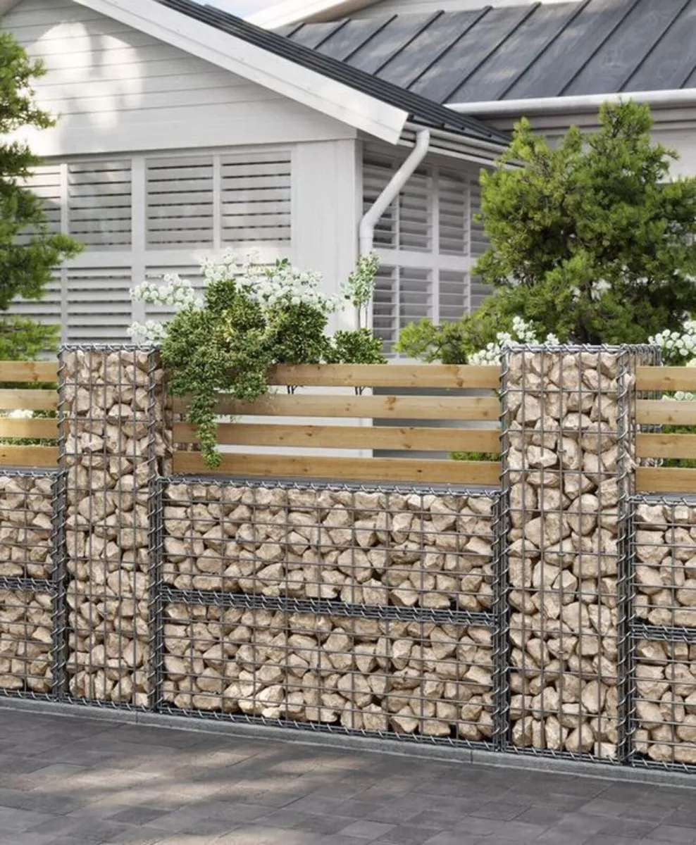 DIY Gabion Baskets (30 x 30 x 100cm) FREE POST - Image 1