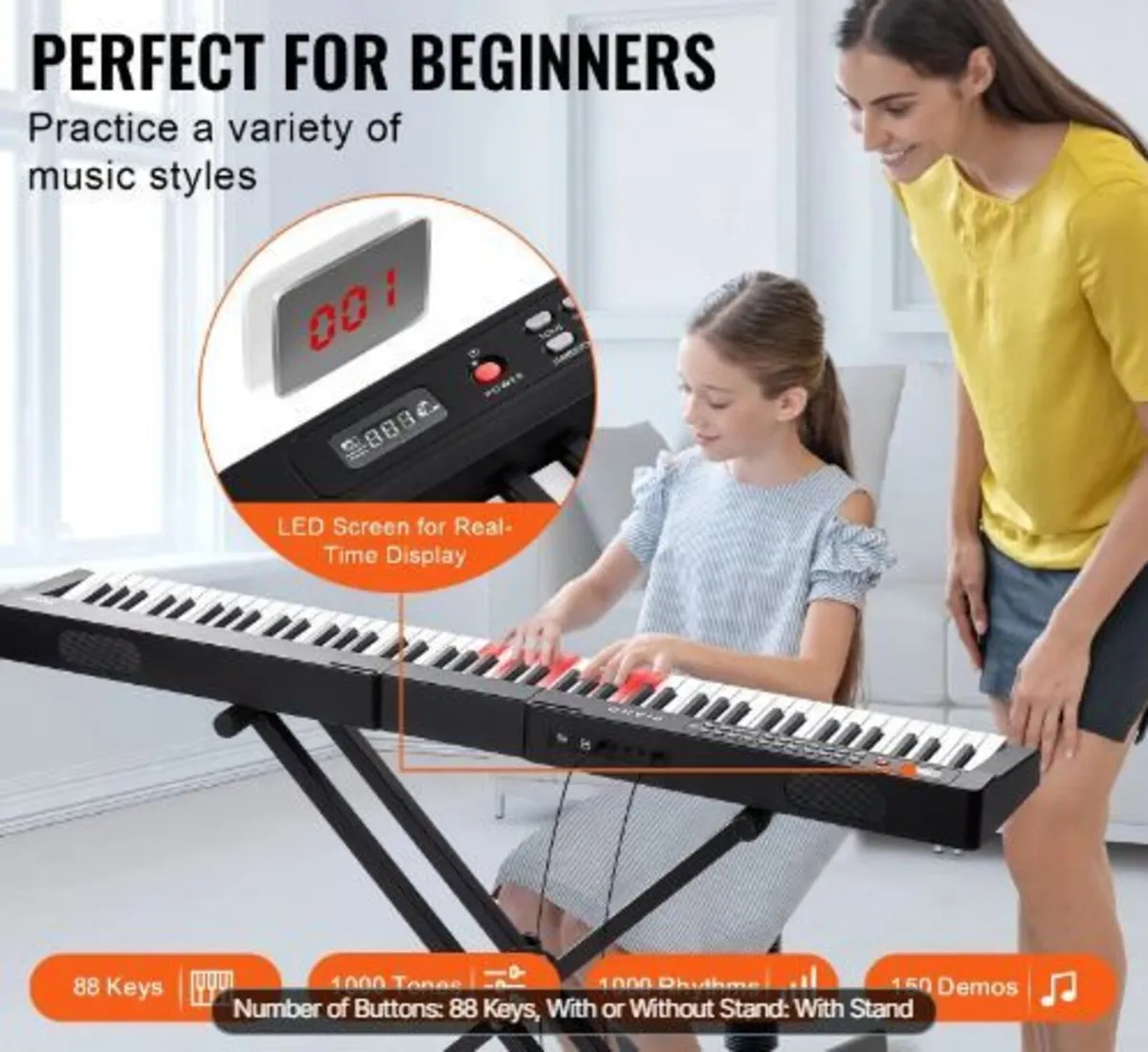 88 Key Digital Piano Keyboard - Image 2
