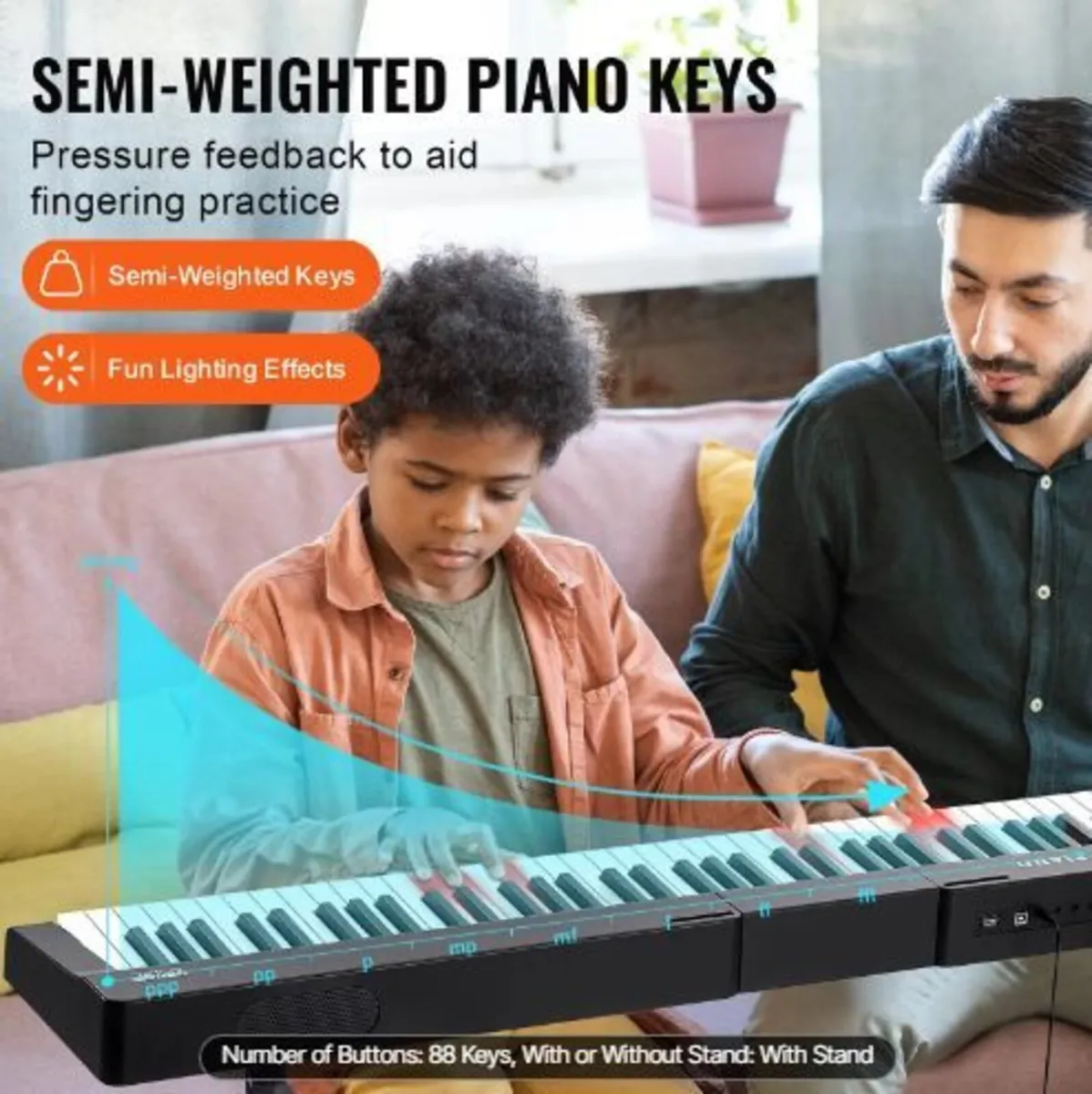 88 Key Digital Piano Keyboard - Image 4