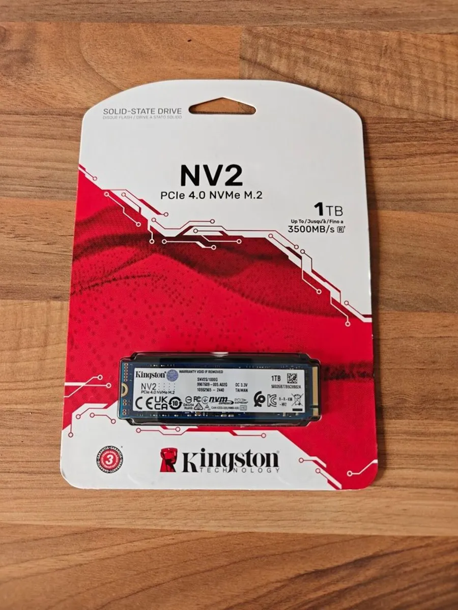 1TB Kingston NVMe M.2 SSD PCIe 4.0