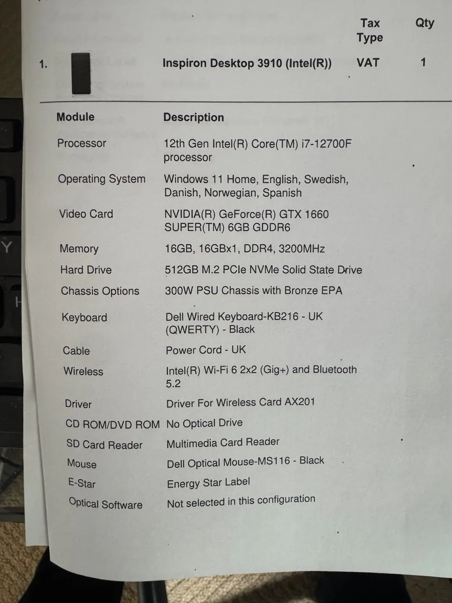 Dell Inspiron 3910 for sale - Image 2