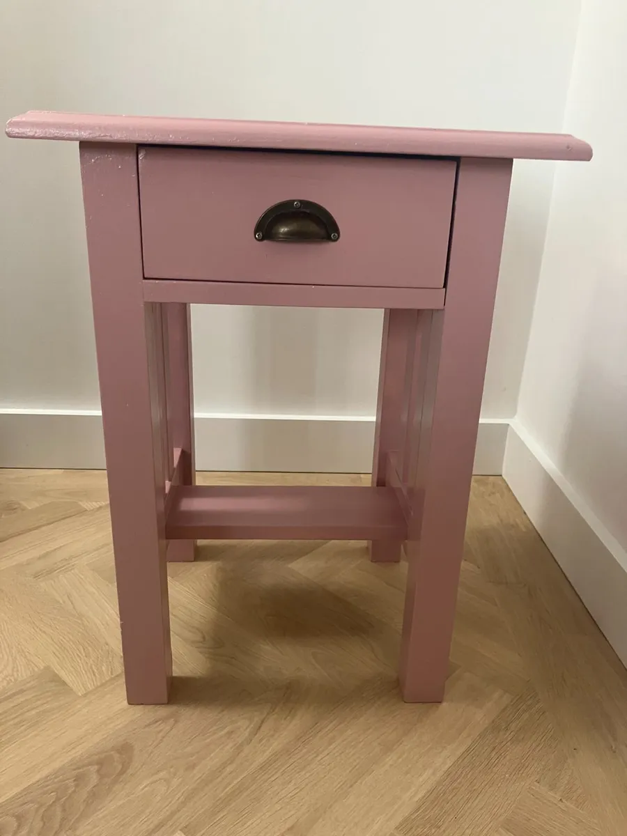 Antique Pine Bedside table - Image 1