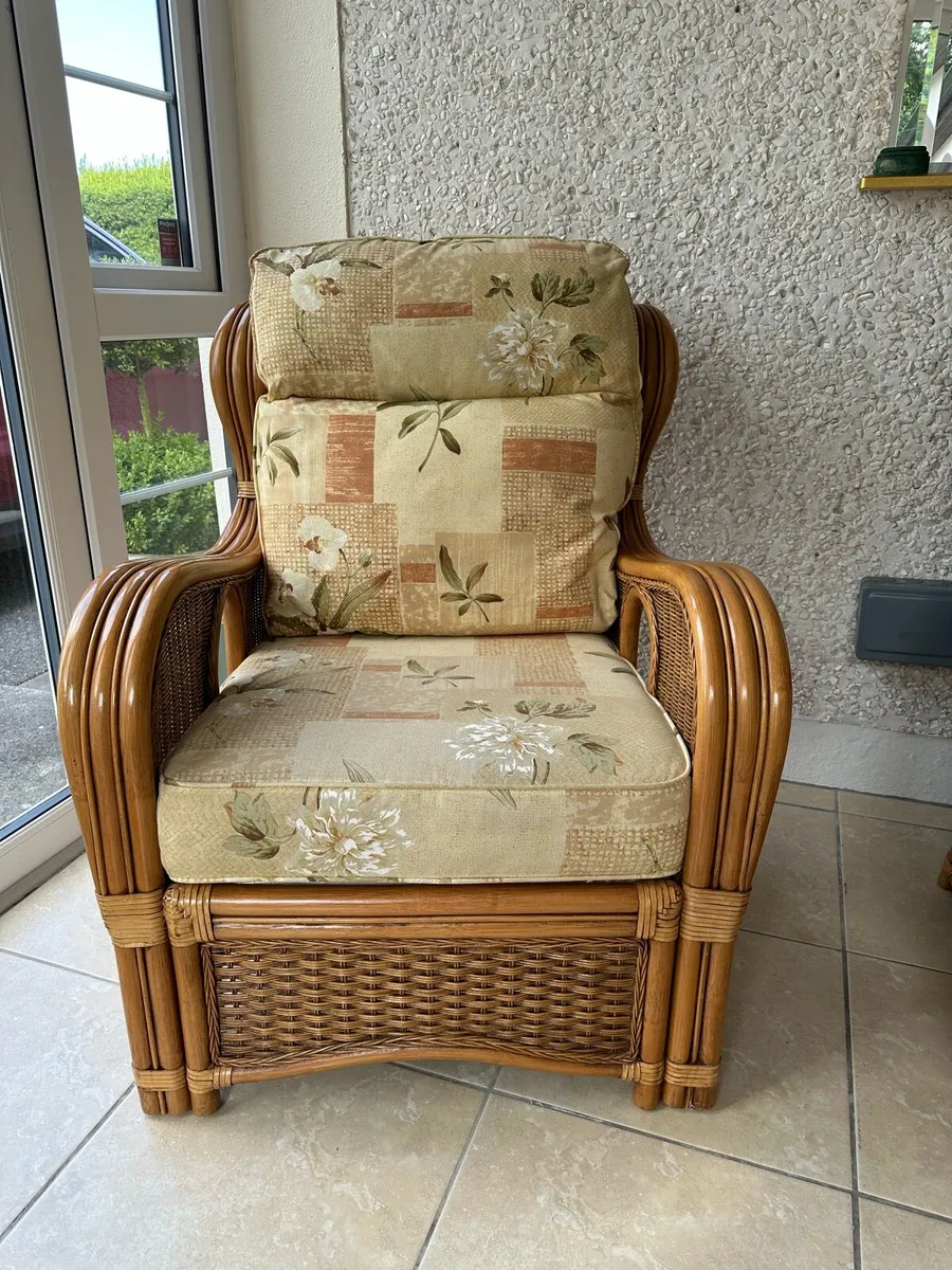 Two piece conservatory sofa set - Image 2
