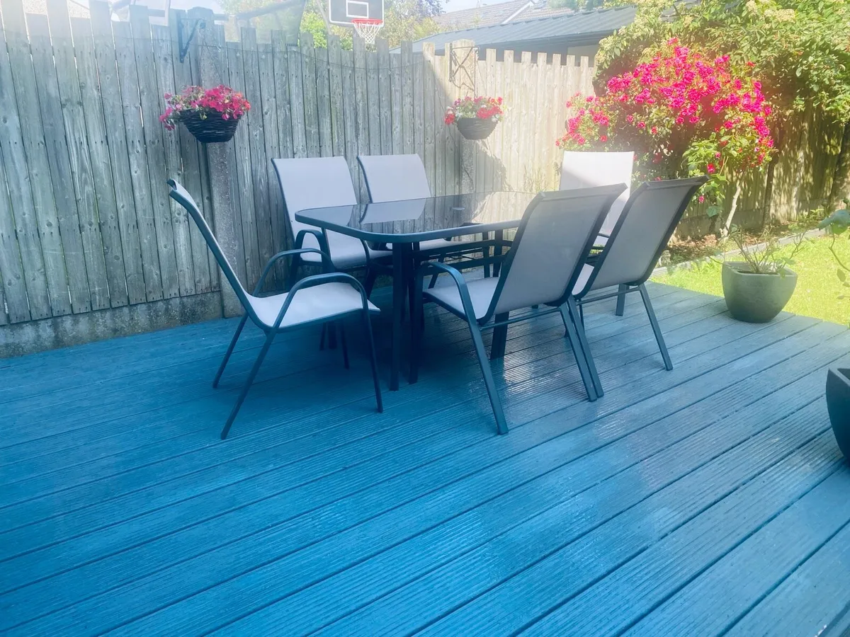 Garden table and chairs - Image 4