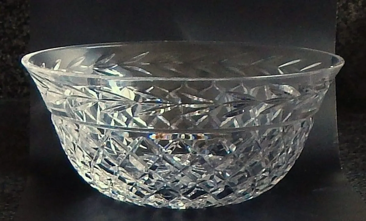 Heavy Cut Crystal Bowl - Image 2
