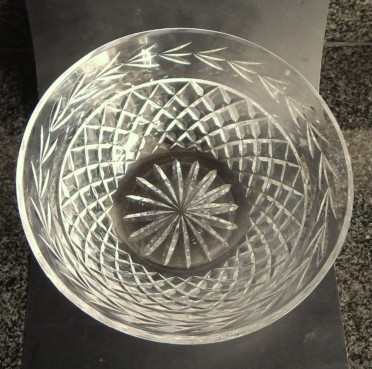 Heavy Cut Crystal Bowl - Image 4
