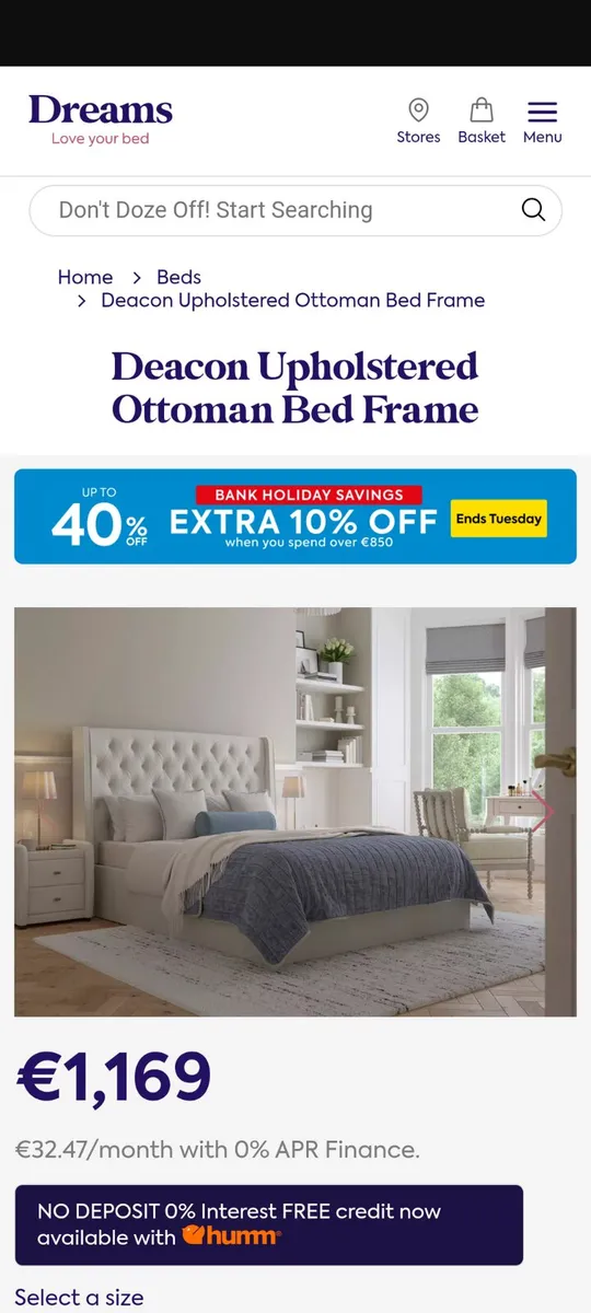 Brand New Super King Ottoman Bedframe - Image 1
