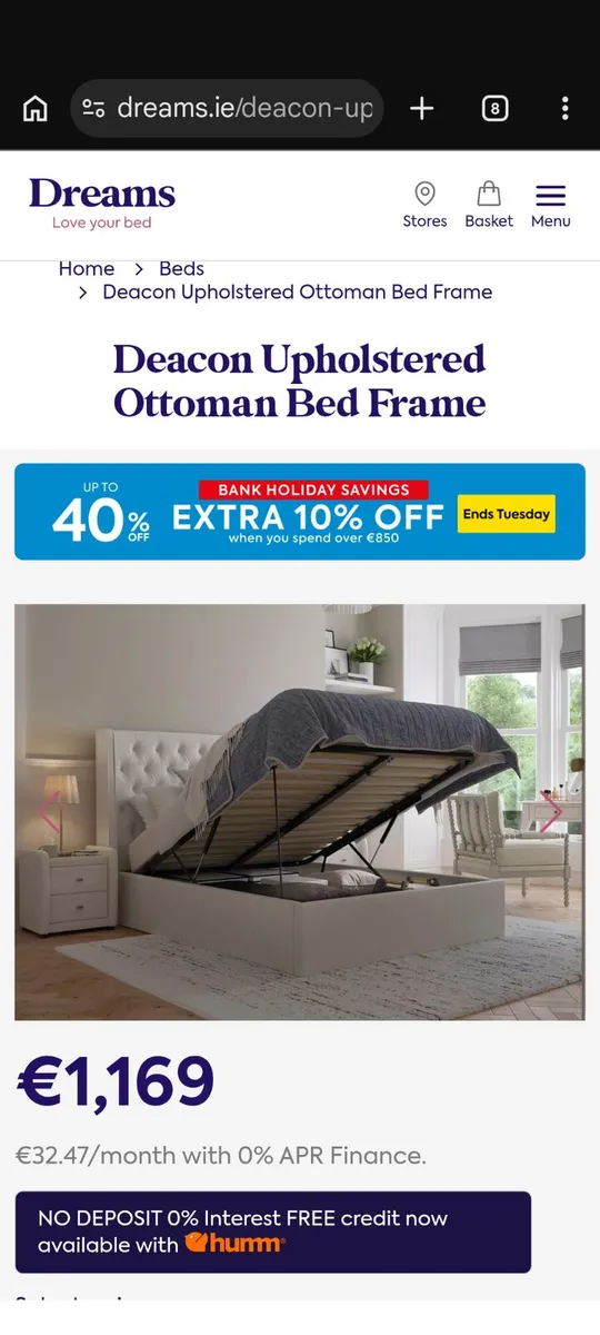 Brand New Super King Ottoman Bedframe - Image 3