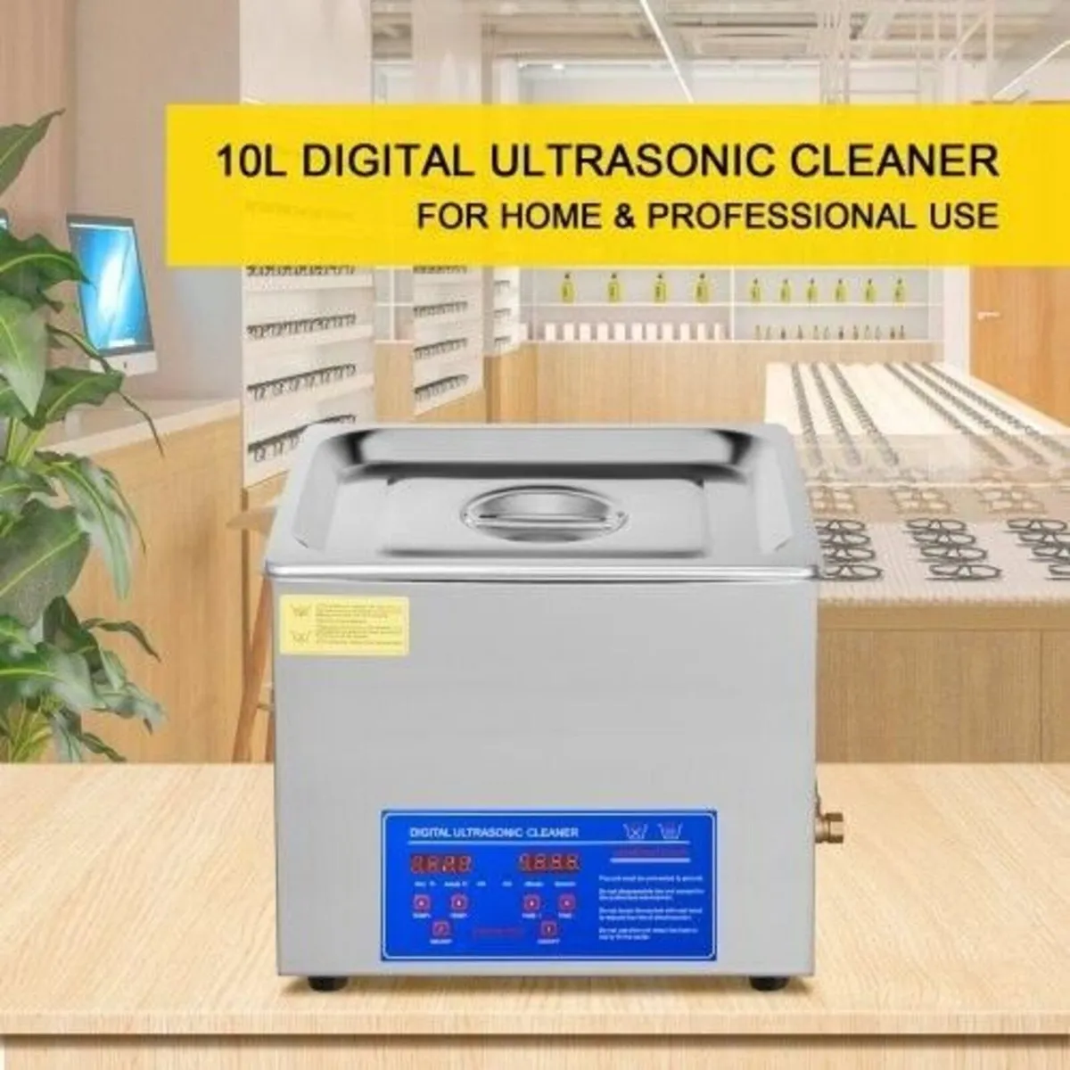 10 L Ultrasonic Cleaner with Heater Timer System - Image 3