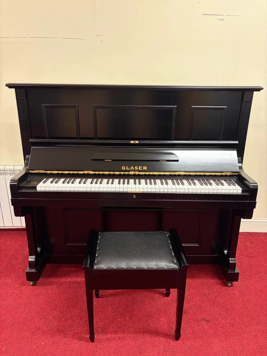 Glaser Upright Piano - Image 1