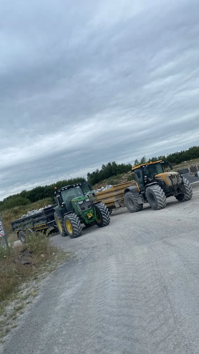 Tractor and dump trailer hire