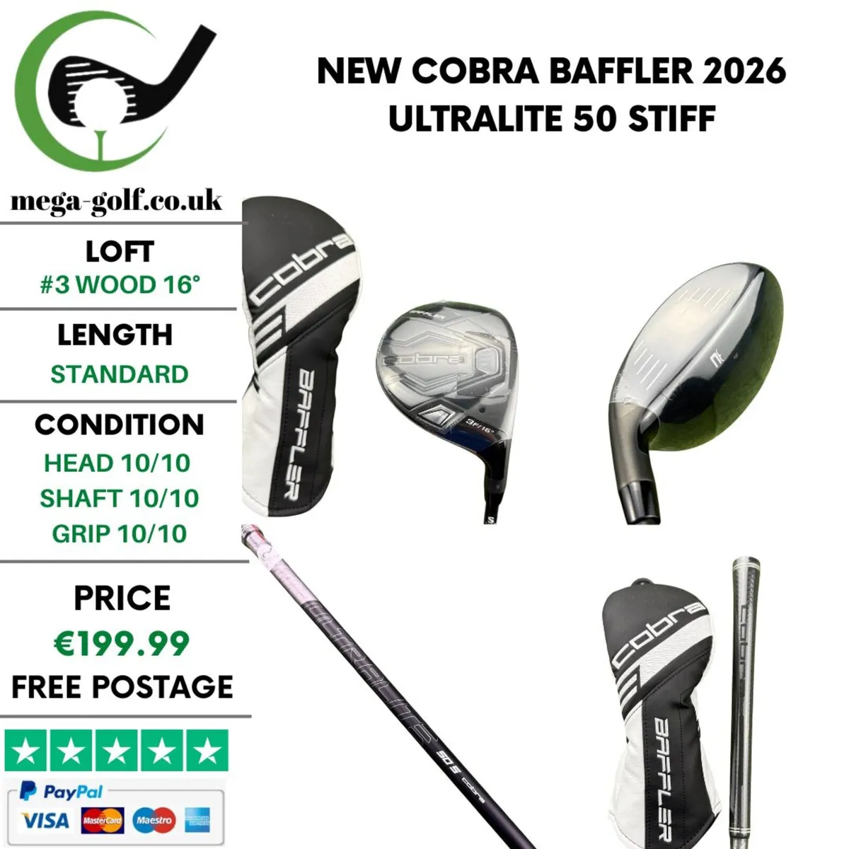 New Cobra Baffler 2026 #3 Wood 16° / Stiff - Image 1