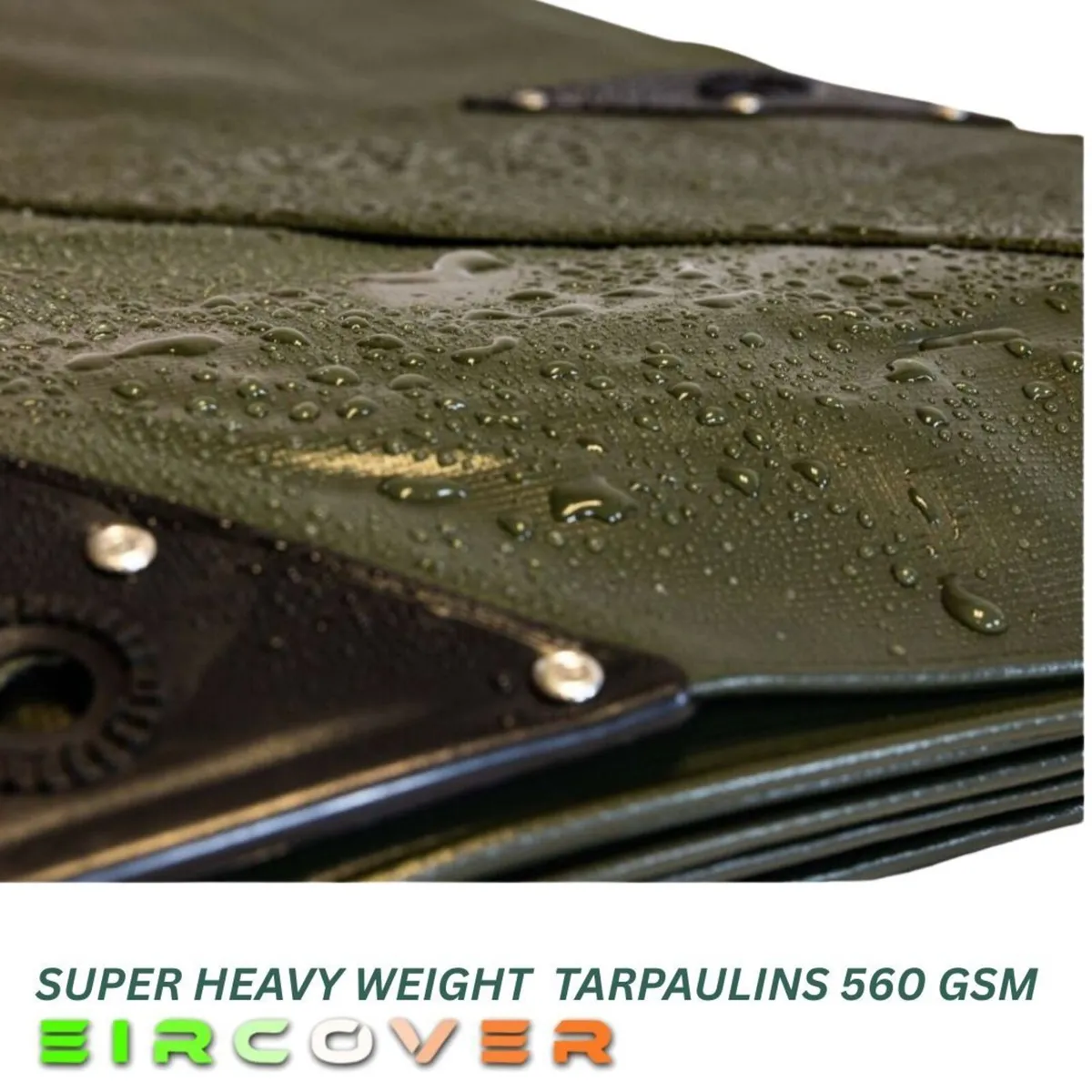 Super Heavy Weight Tarpaulin 3m x 5m  560 gsm PVC - Image 2