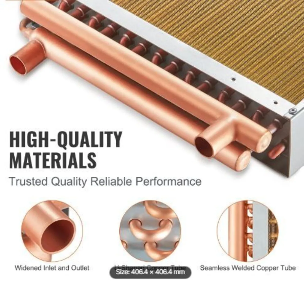 16"x 16"/40.6 x 40.6 cm Heat Exchanger Water to A - Image 3