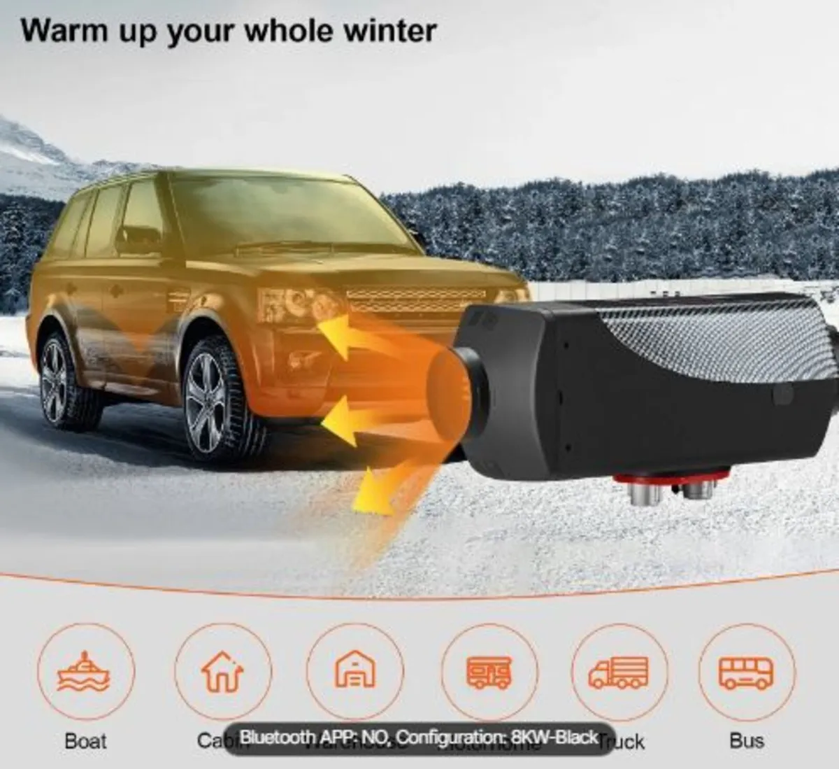 12V 5-8KW Diesel Air Heater - Image 2