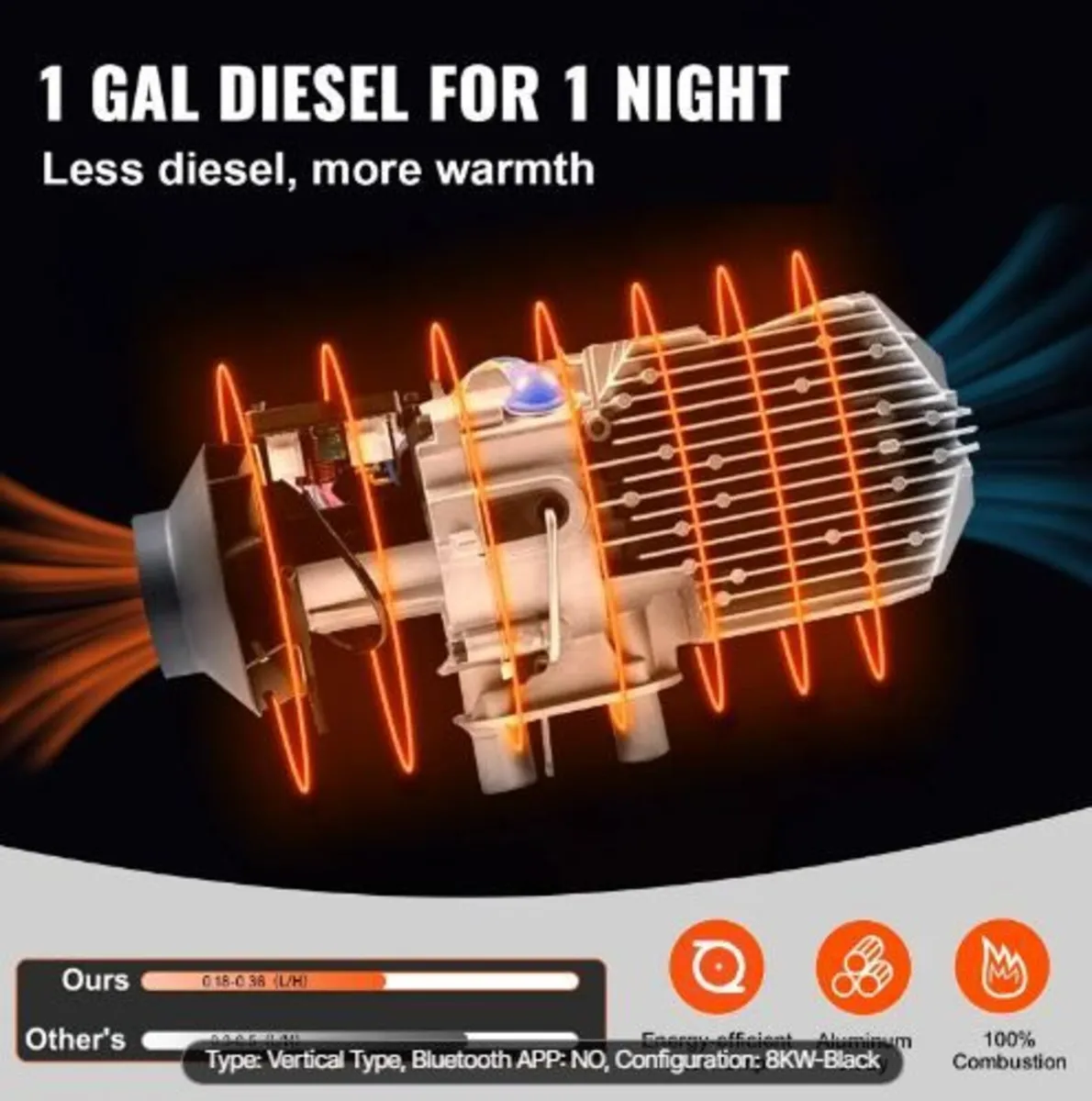 5-8KW Diesel Air Heater, Diesel Parking - Image 3