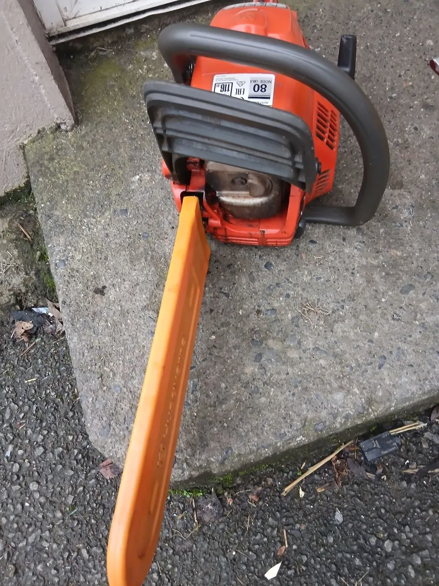 Husqvarna 120 chinasaw read about add - Image 3