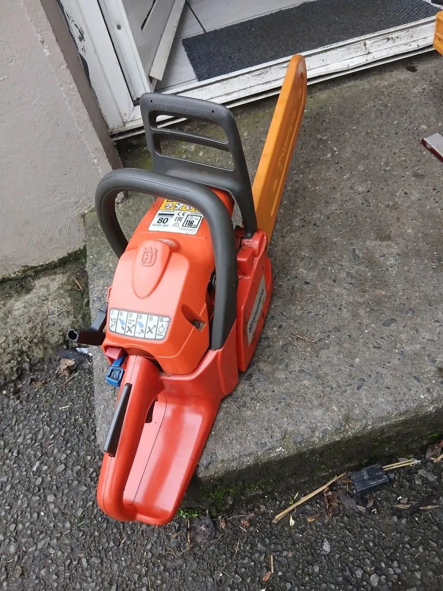 Husqvarna 120 chinasaw read about add - Image 4