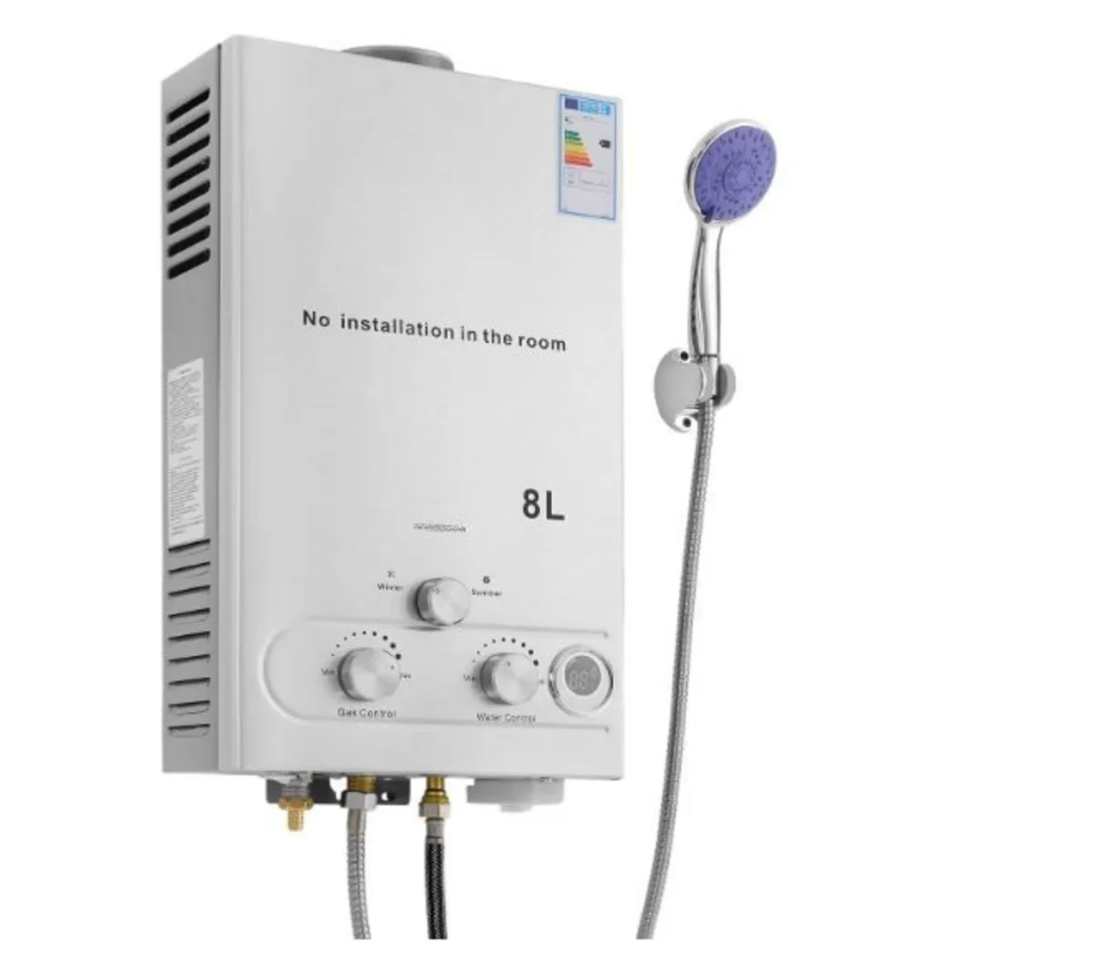 16KW LPG Instantaneous Water Heater, 8L Capacity - Image 1