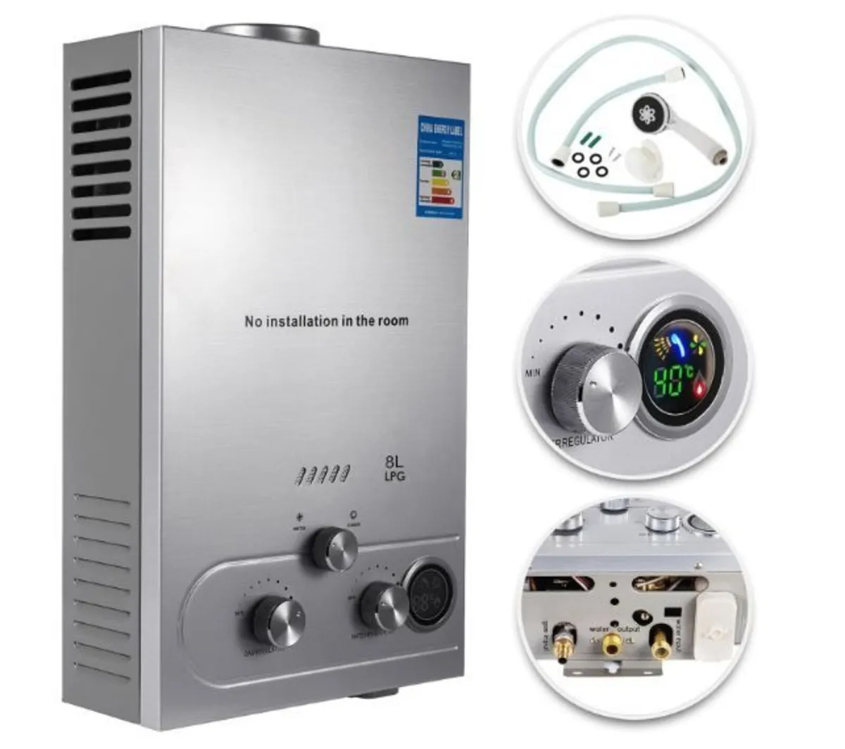 Gas Instantaneous Water Heater 8L - Image 2