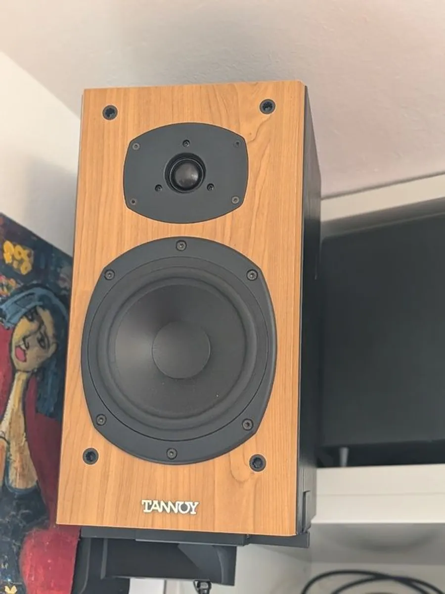 Speakers - Tannoy Mercury M2 Cherry (Pair) & Tannoy mC B/Eye Centre with WALI Speaker Mounts - Image 3
